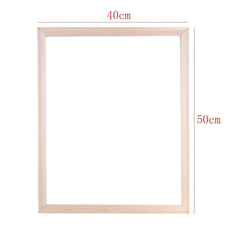 Simple Wooden Picture Frame Diy Digital Oil