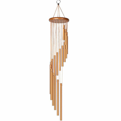 35\' Outdoor Wind Chimes Large 18 Tubes Deep Tone Chapel Bells For Garden Decor