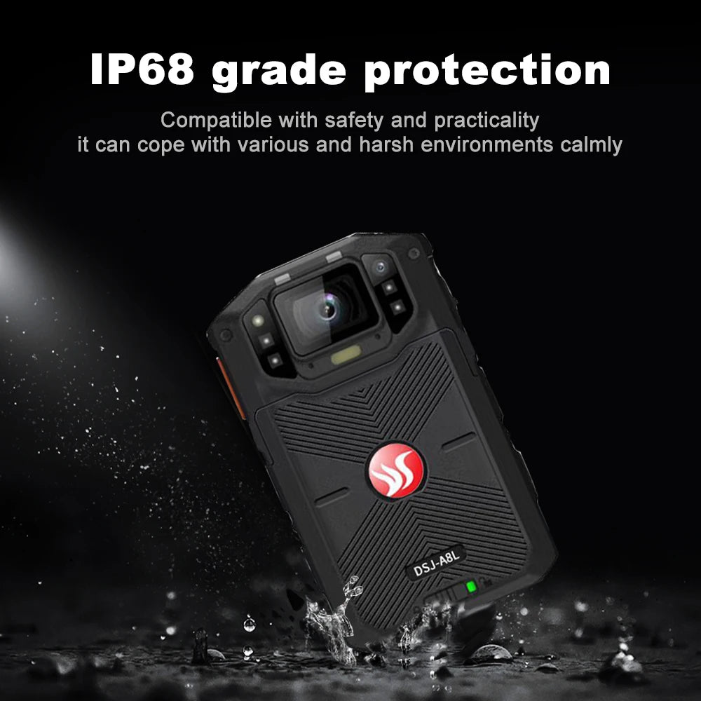 Yingshiwei 5G GPS 1080P Battery Infrared Cam Law Enforcement Recording Police Attendance Security Filming Video WiFi Body Camera