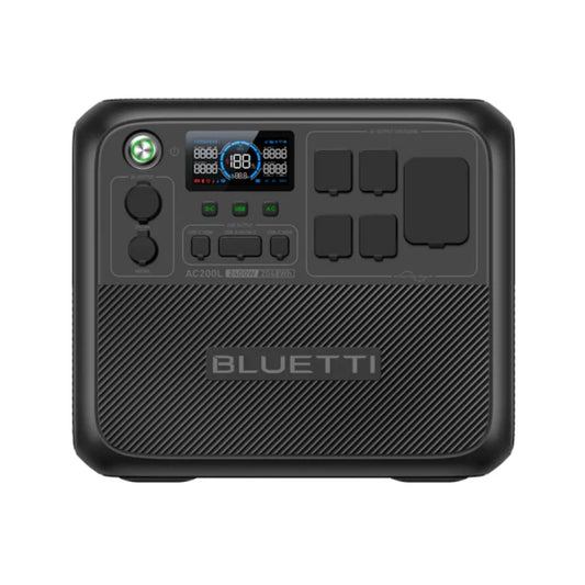 [US Plug] BLUETTI AC200L Portable Power Station,  2,400W|2,048Wh Solar Generator for Home Backup, RV Trailer, Power Outage