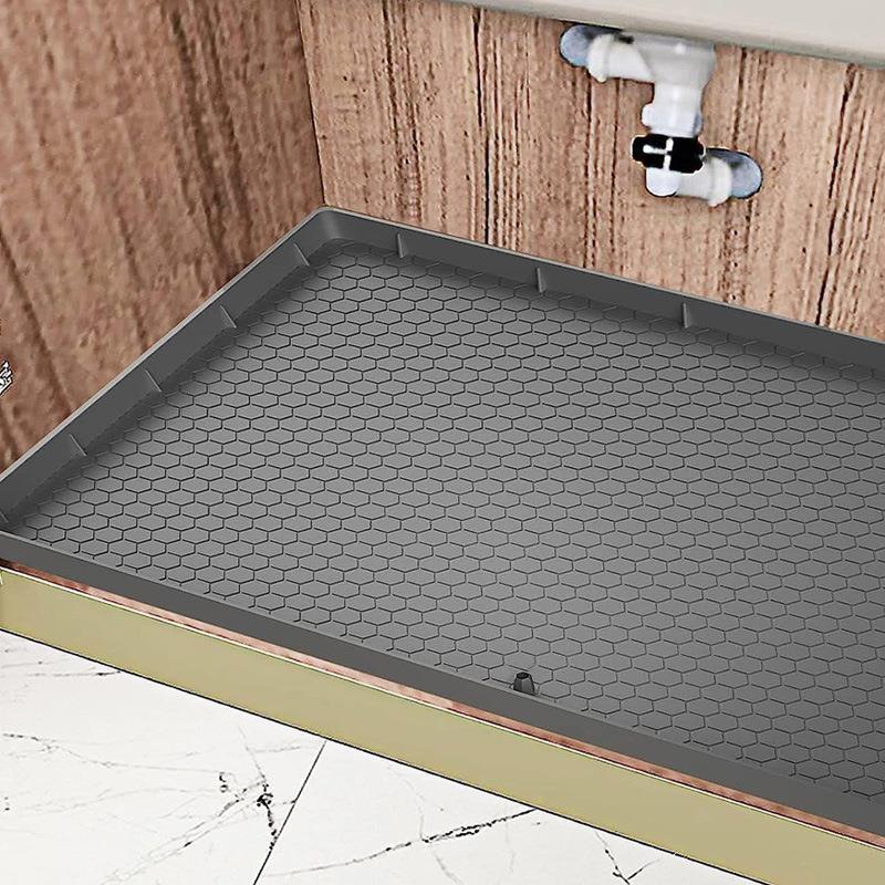 Under The Kitchen Sink Mat Dishwashing And Draining Diamond Pattern Road - MediaEclat.store