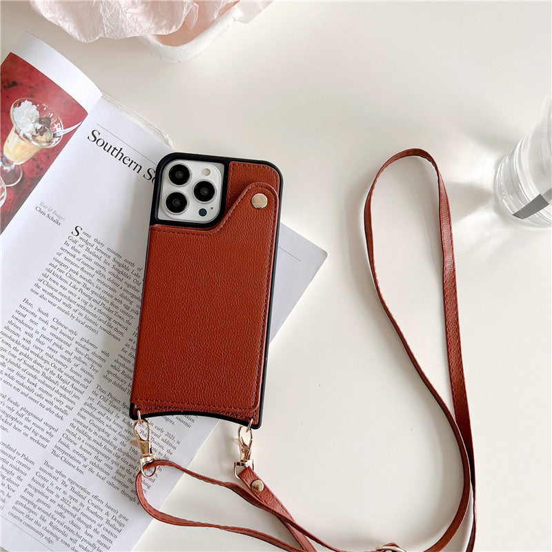 Creative Flip Slung Over One Shoulder Phone Cover