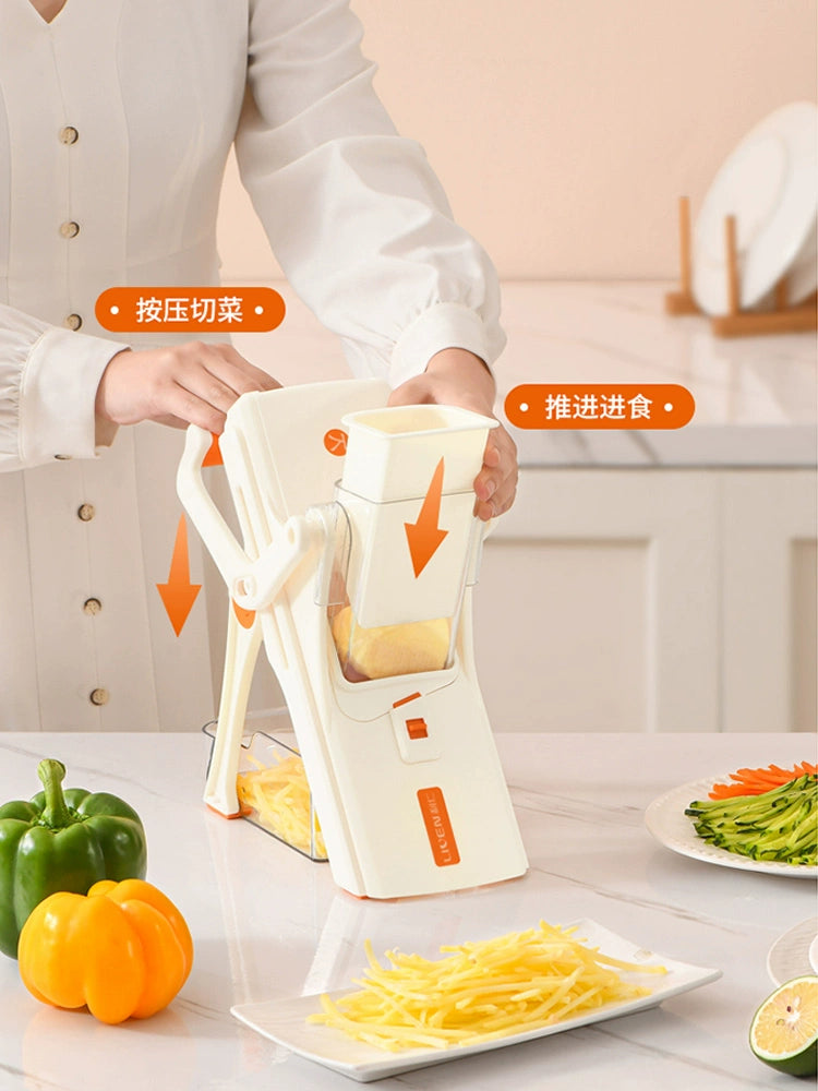 Liven Vertical Chopper Household Multi-Functional Shred Chopper Shredded Potatoes Kitchen Slicer and Grater