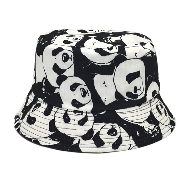 Men's And Women's Outdoor Leisure Printing Sun-shade Sun Protection Hat