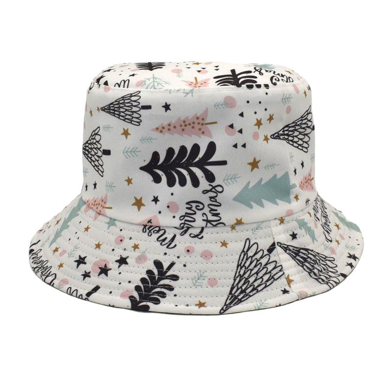 Men's And Women's Outdoor Leisure Printing Sun-shade Sun Protection Hat