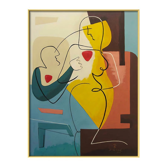 Heart Of Eternity Picasso Entrance Painting Abstract Oil Painting Living Room Dining Room Bedroom A Pair Of Famous Paintings