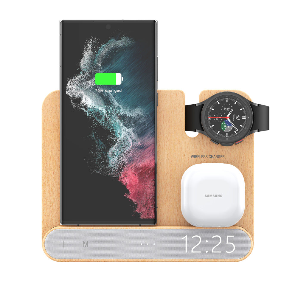 Smart Phone Headset Watch Three-in-one Wireless Charger