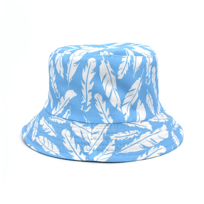 Men's And Women's Outdoor Leisure Printing Sun-shade Sun Protection Hat