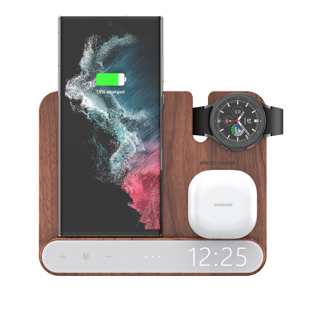 Smart Phone Headset Watch Three-in-one Wireless Charger