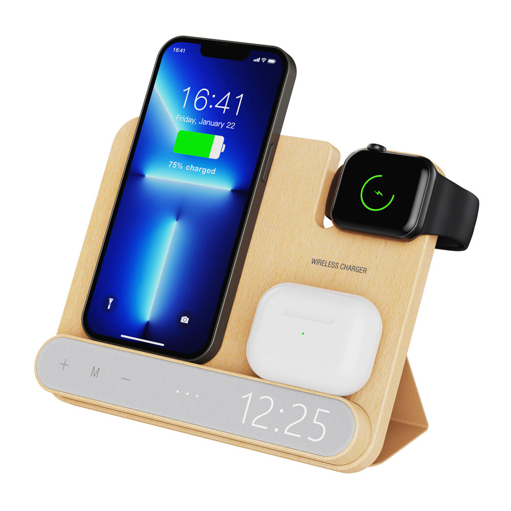 Smart Phone Headset Watch Three-in-one Wireless Charger