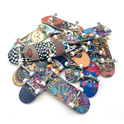 Professional Finger Skateboards DIY Toys Skate Park Tech Parts Deck Stunt Metal Bracket Bearing Wheel Tabletop Toys Gifts