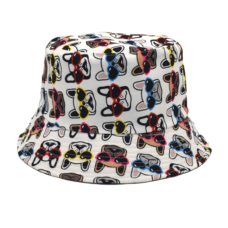 Men's And Women's Outdoor Leisure Printing Sun-shade Sun Protection Hat