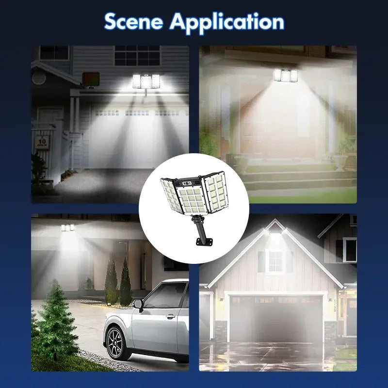 800 LED Powerful Outdoor Solar Lights Motion Sensor Waterproof Wall Lamp Sunlight Lighting Garden with Gardening Street Light