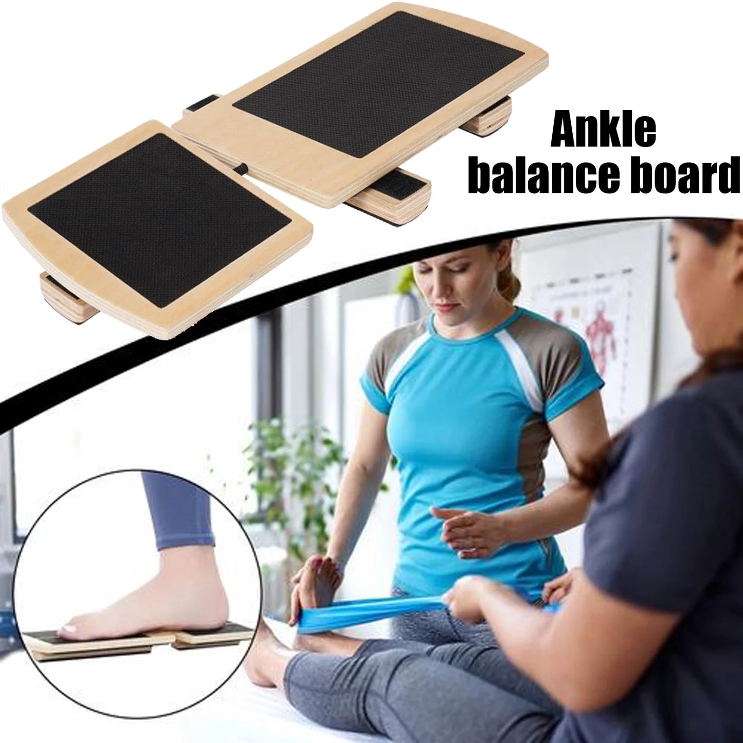 Ankle Strengthener Exerciser Blackboard Foot Trainer For Sprained Portable Women Women Leg Foot Exerciser Board For Kids Adults