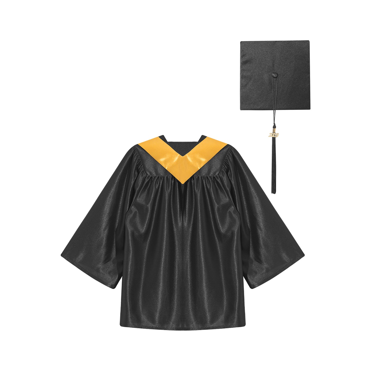 Kids Girls Boys School Uniform Ceremony Graduation Ceremony Gown with Badge Outfit Children Set Preschool Kindergarten Costumes