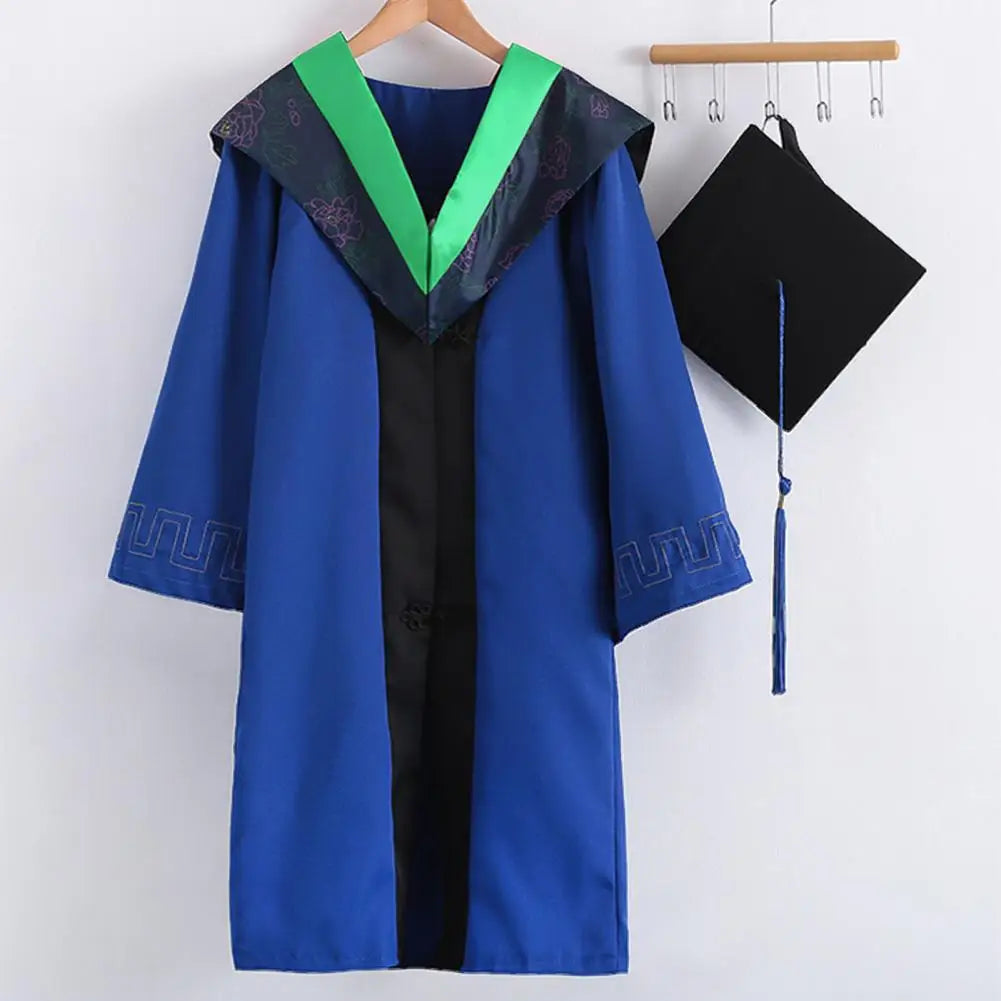 Graduation Uniform Bachelor Cloaks Hat Graduation Ceremony Outfits Degree Master Uniform Graduation Photography Graduation Robes