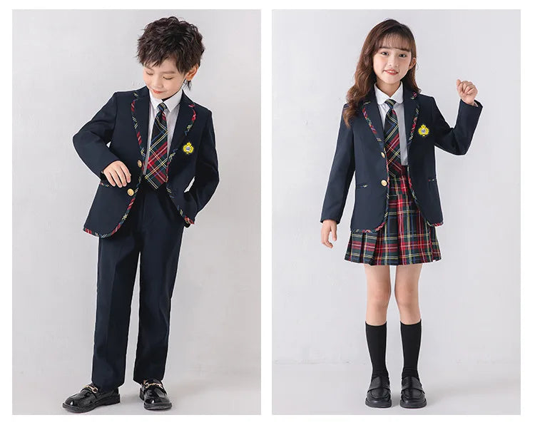 Japanese School Uniforms for Men and Women, Anime Dress, Clothes Set for Kids, Girls, Boys, British, Japan, Outfits
