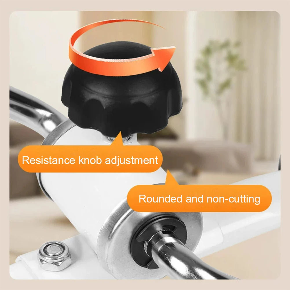 Mini Exercise Bike Portable Pedal Exerciser Adjustable Resistance Foot Peddler Machine ini BICYCLE Trainer for Seniors