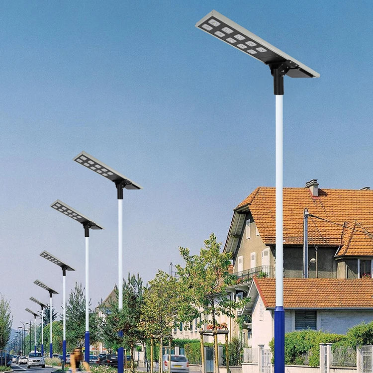 Hot Sale Waterproof IP65 Outdoor Street Lamp 60 80 100 120 W Integrated All In One Solar Streetlight