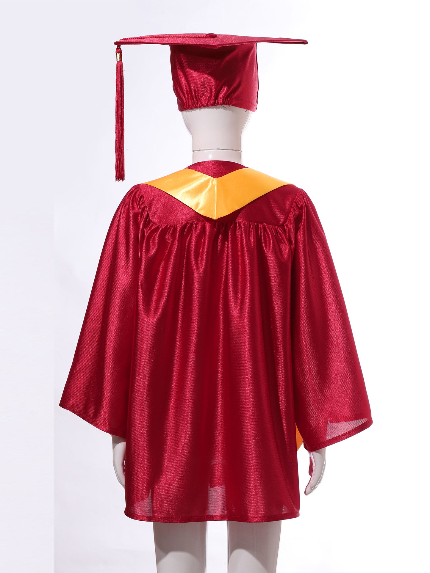 Kids Girls Boys School Uniform Ceremony Graduation Ceremony Gown with Badge Outfit Children Set Preschool Kindergarten Costumes