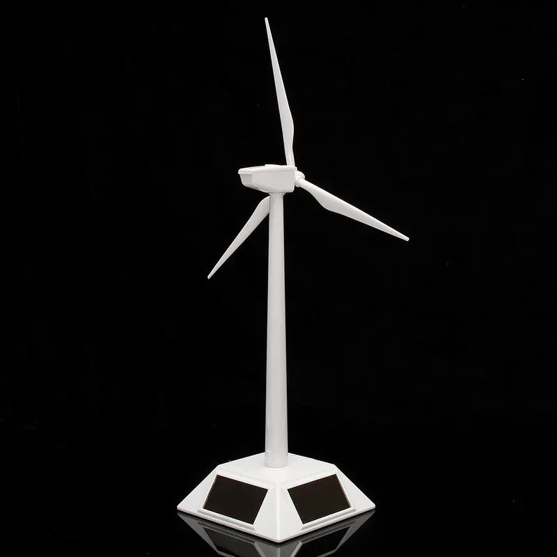 2 in 1 Solar Wind Generator Model Gift Exhibition Stand Windmill Educational Assembly Kit Desktop Decoration Power Generator