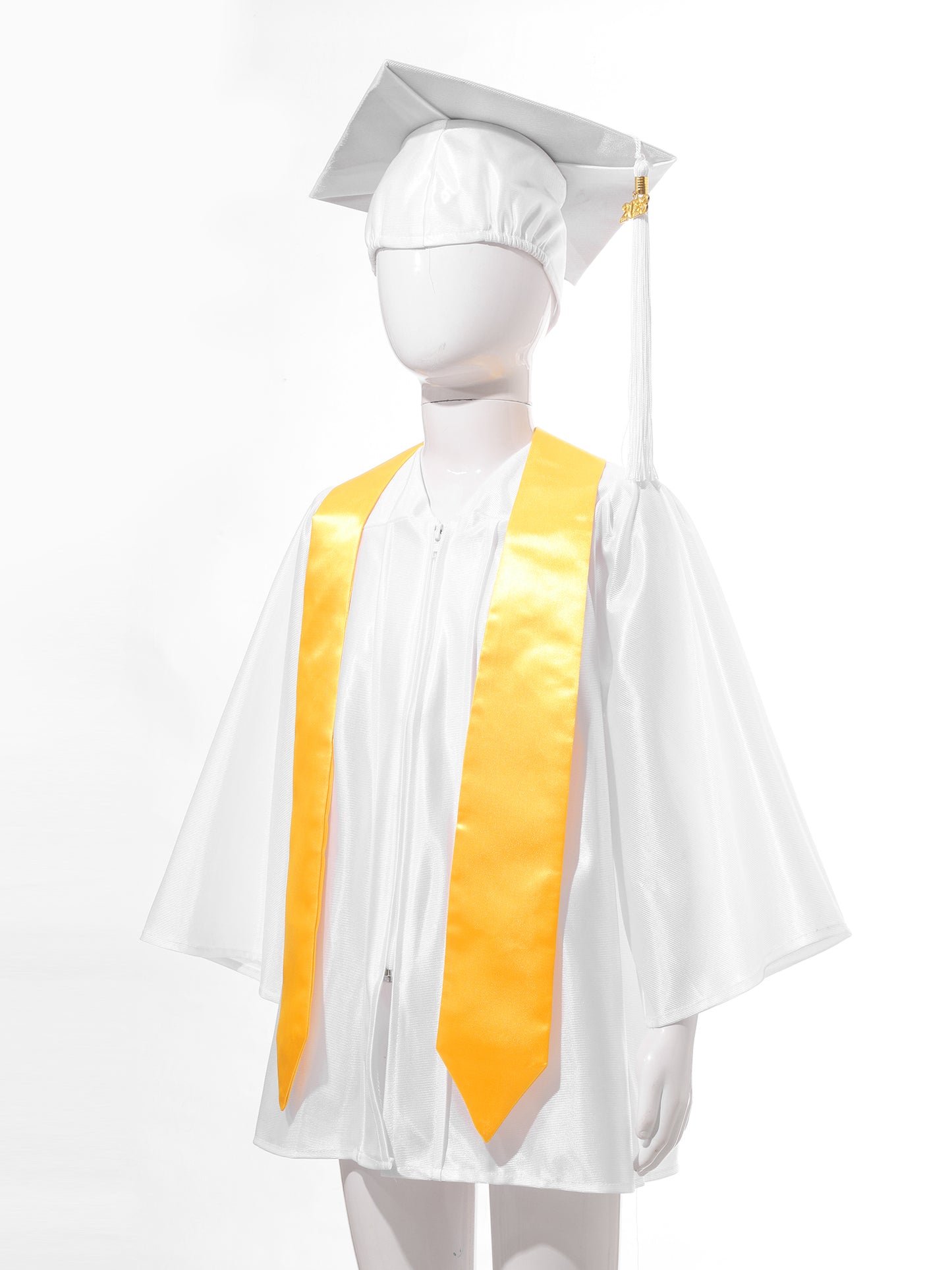 Kids Girls Boys School Uniform Ceremony Graduation Ceremony Gown with Badge Outfit Children Set Preschool Kindergarten Costumes