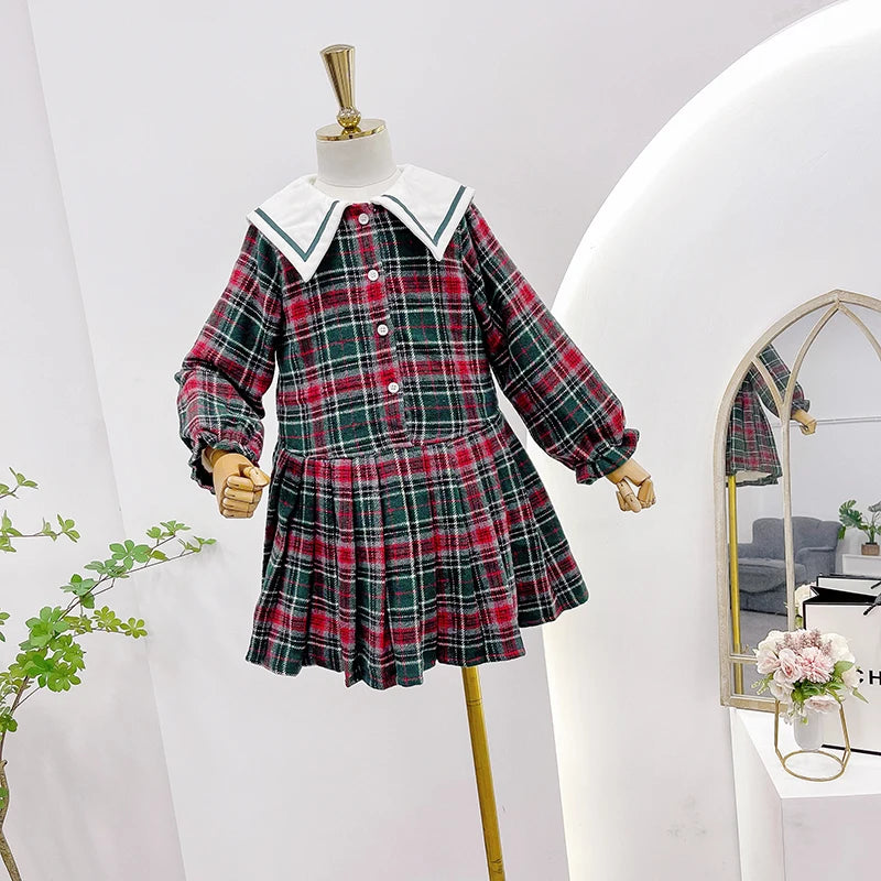 School Uniform for Teens School Uniform for Girls Children Costume Kids Suit Preppy Sweater Skirt Clothes for Girls 12 13 14