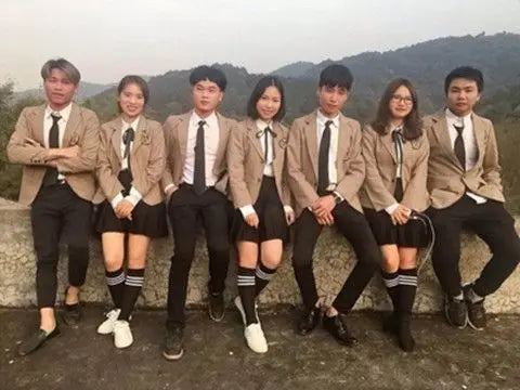 High school uniform set British Academy autumn smale jacket men women Korean school JK Uniform