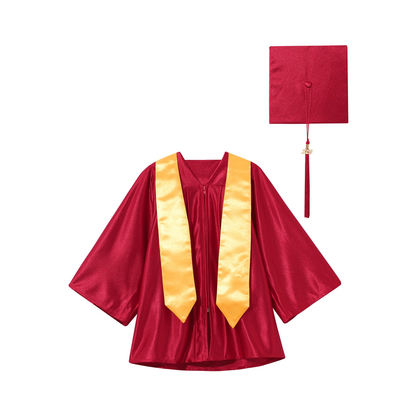Kids Girls Boys School Uniform Ceremony Graduation Ceremony Gown with Badge Outfit Children Set Preschool Kindergarten Costumes