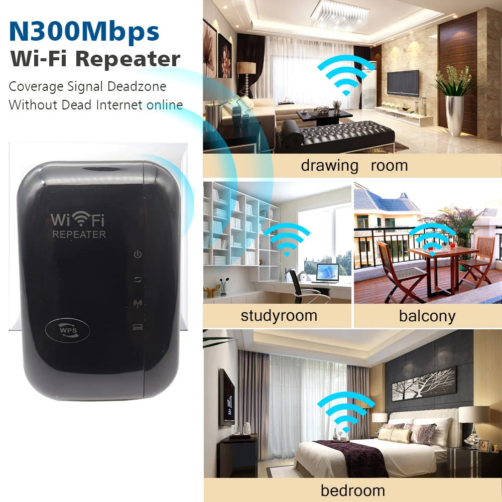 300Mbps Wireless WIFI Repeater Remote Wifi Extender Wi-Fi Amplifier 802.11N/B/G Booster Repetidor Wi Fi Reapeter Access Point