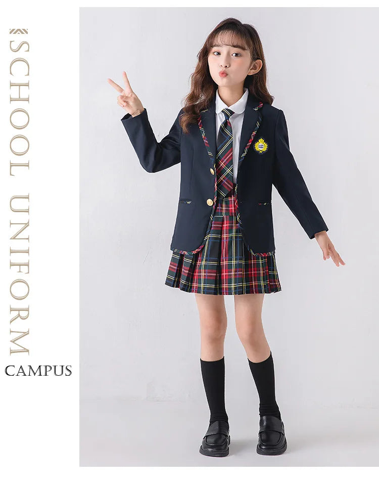 Japanese School Uniforms for Men and Women, Anime Dress, Clothes Set for Kids, Girls, Boys, British, Japan, Outfits