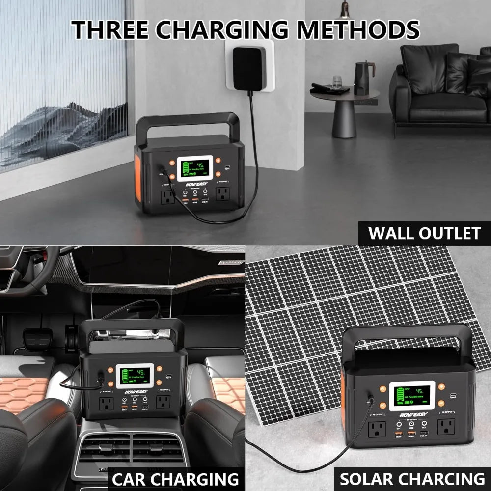 260W Portable Power Station.178Wh Solar Generator(Solar Panel Not Included) with 2 110V/260W AC Power Socket Backup