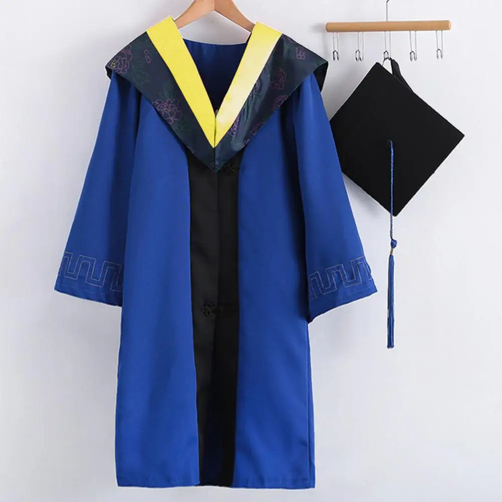 Graduation Uniform Bachelor Cloaks Hat Graduation Ceremony Outfits Degree Master Uniform Graduation Photography Graduation Robes