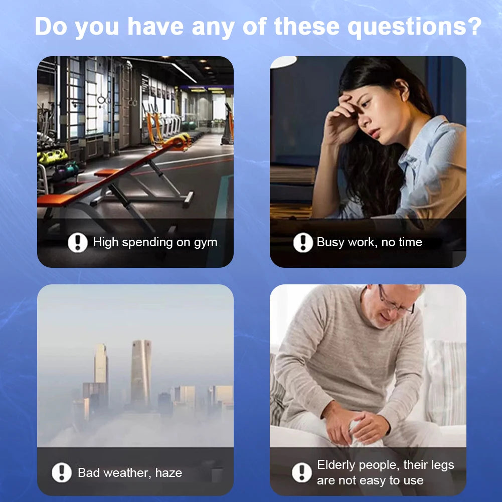 Pedal Exerciser Exercise Bike Under Desk Bike Pedal Exerciser for Elderly Leg Rehabilitation Home Gym Exercise Fitness Equipment