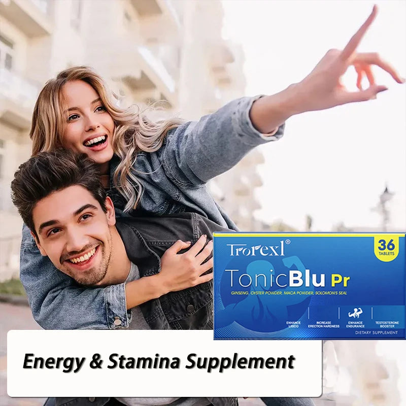 Natural Oyster & Ginseng Blue Pills Male Enhancing Supplement Support Energy & Stamina 36-360 Tablets - MediaEclat.store