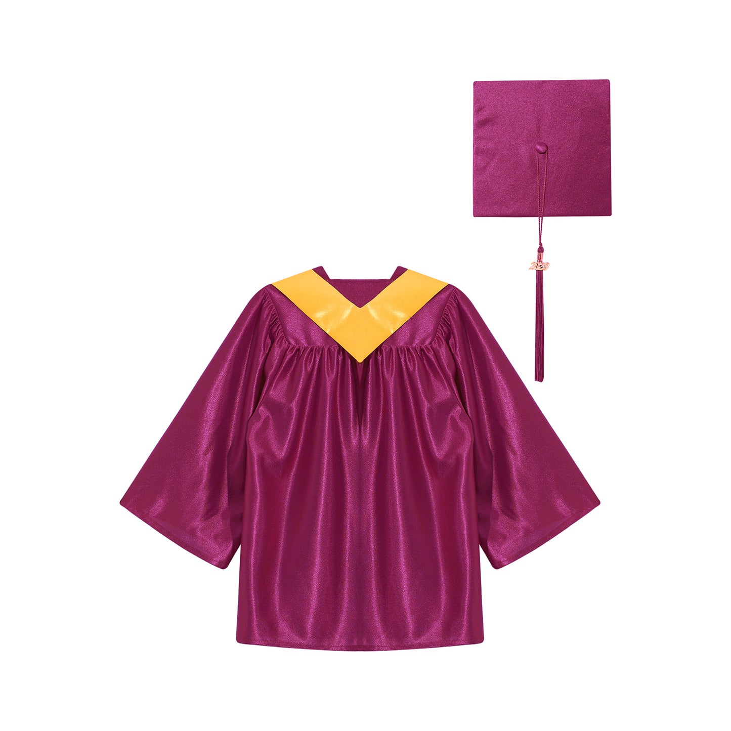 Kids Girls Boys School Uniform Ceremony Graduation Ceremony Gown with Badge Outfit Children Set Preschool Kindergarten Costumes