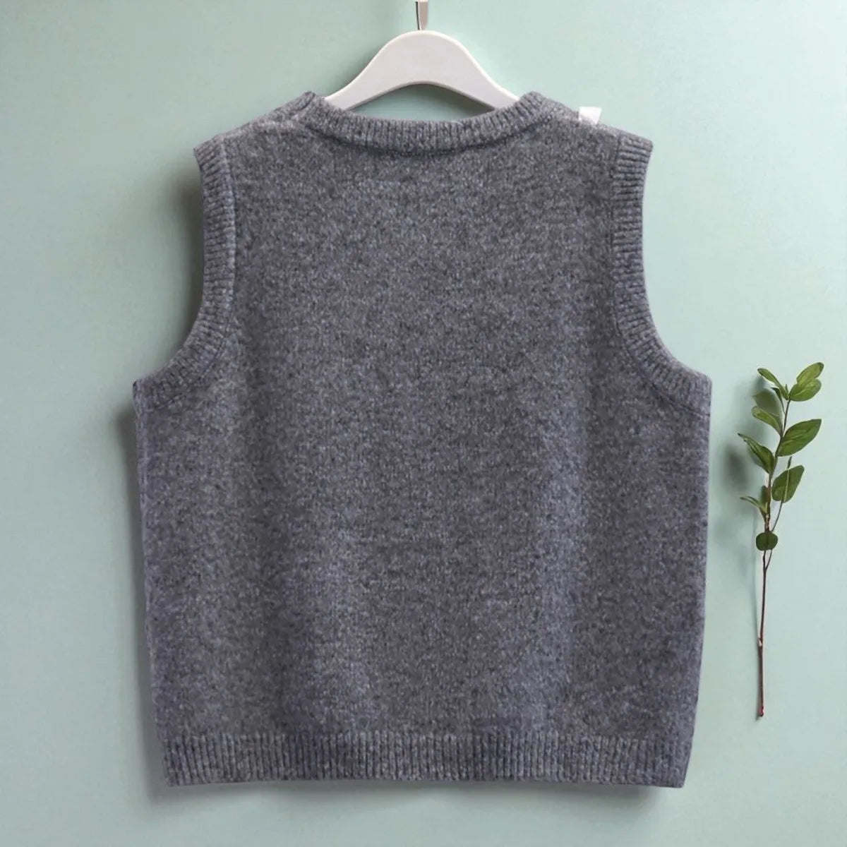 Back to School Uniform Girls Outfits Set Kids Grey Sweater Vest & Shirt & Skirt Tracksuit Teens Kids Suit Costumes 6 8 9 10 12 Y