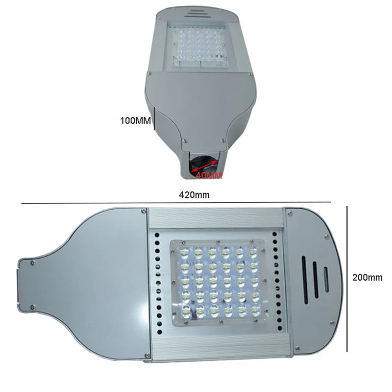 30W Silver led street light 30W led driver inside lamp die-casting aluminum led street light 3 year warranty IP65