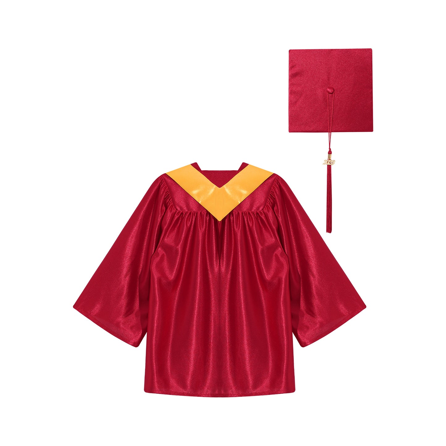 Kids Girls Boys School Uniform Ceremony Graduation Ceremony Gown with Badge Outfit Children Set Preschool Kindergarten Costumes