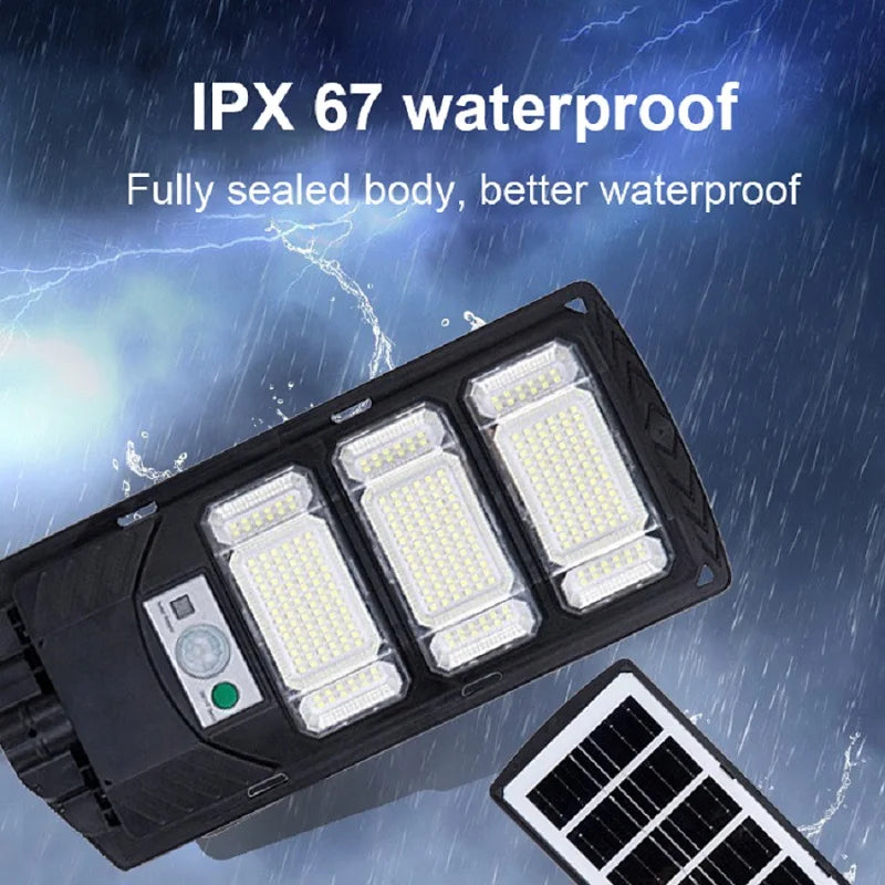 1000W Powerful Outdoor Solar Light 20000LM Motion Sensor High Power Solar Lamp IP67 Waterproof Wall Lights External Street Lamp