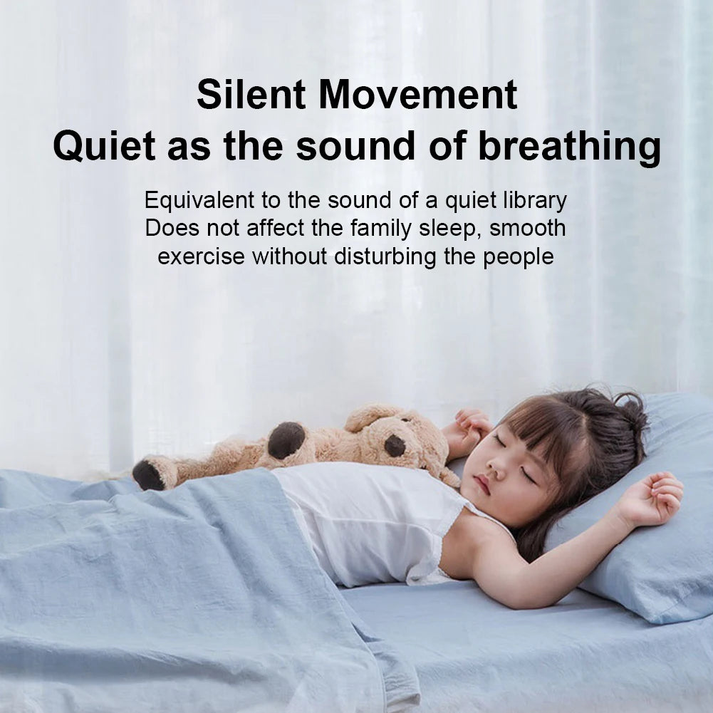 Portable Pedal Exerciser Mini Exercise Bike Adjustable Resistance Foot Peddler Machine Non Slip Multi-Function for Home Exercise