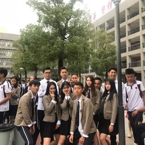 High school uniform set British Academy autumn smale jacket men women Korean school JK Uniform