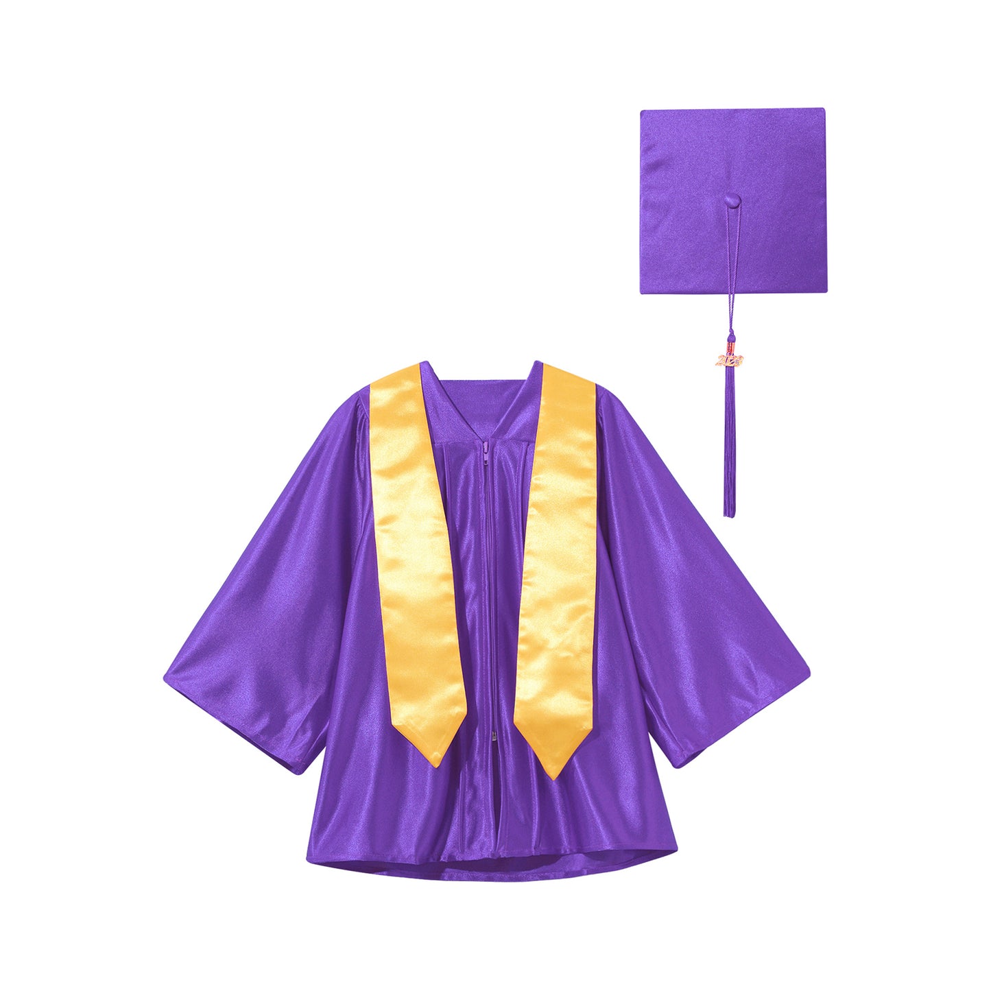 Kids Girls Boys School Uniform Ceremony Graduation Ceremony Gown with Badge Outfit Children Set Preschool Kindergarten Costumes