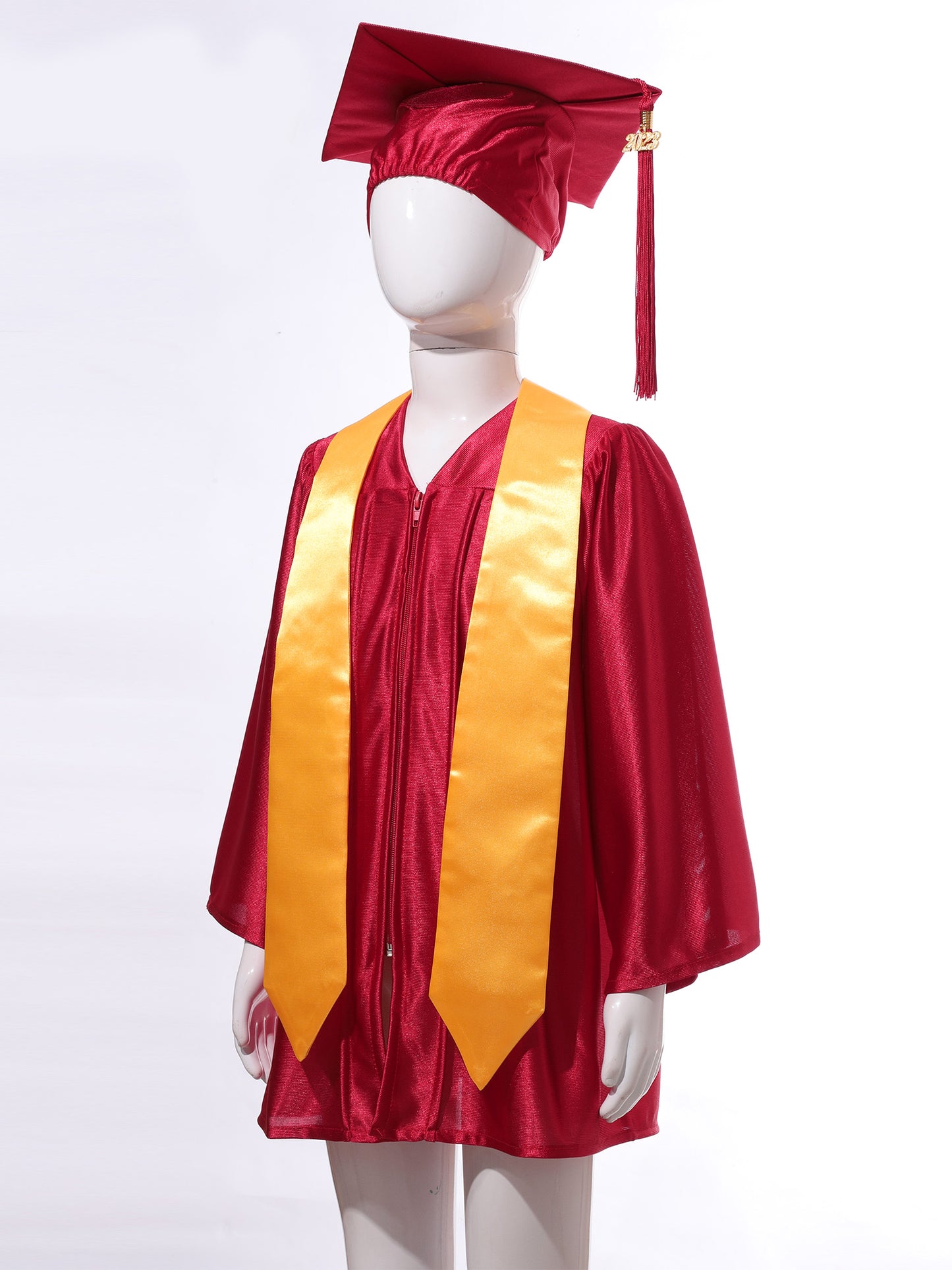Kids Girls Boys School Uniform Ceremony Graduation Ceremony Gown with Badge Outfit Children Set Preschool Kindergarten Costumes