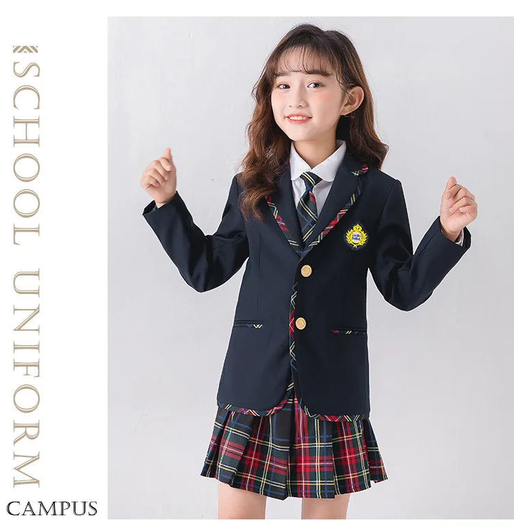 Japanese School Uniforms for Men and Women, Anime Dress, Clothes Set for Kids, Girls, Boys, British, Japan, Outfits