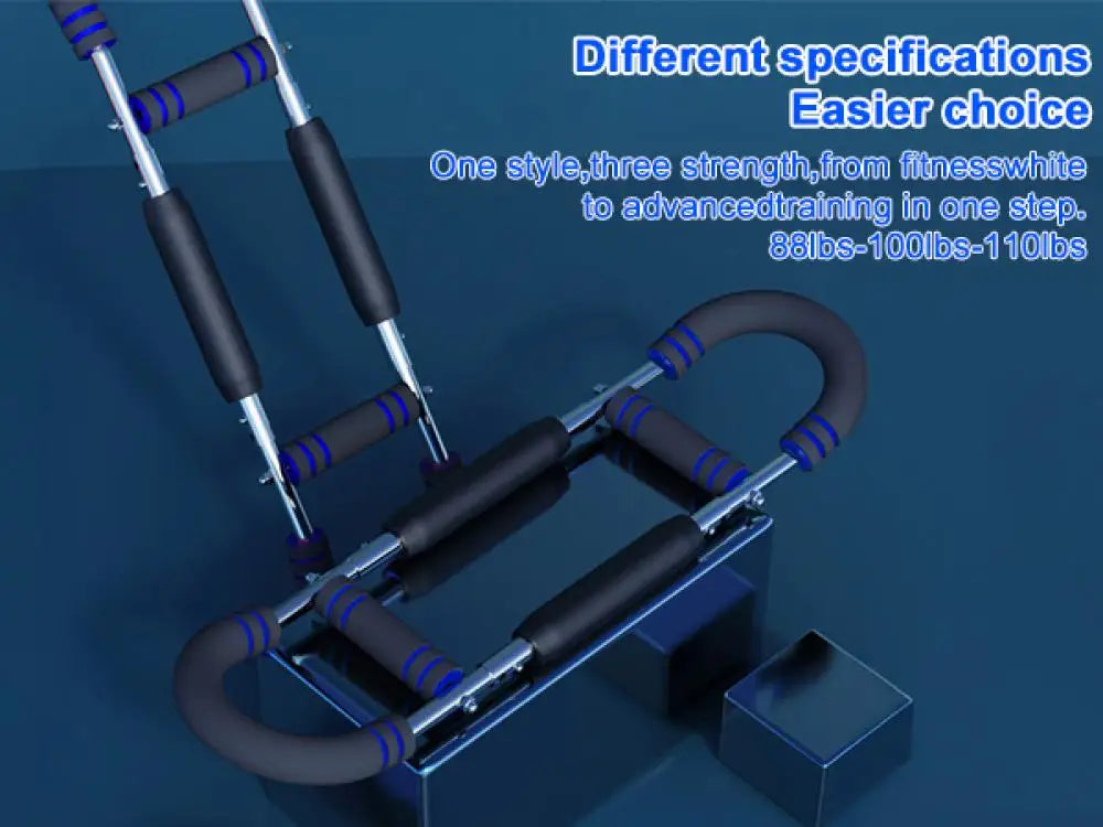 65*17.5cm Twister Arm Exerciser With Foam Handle 40-50kg Adjustable Chest Workout Bar Forearm Triceps Muscle Fitness Equipment