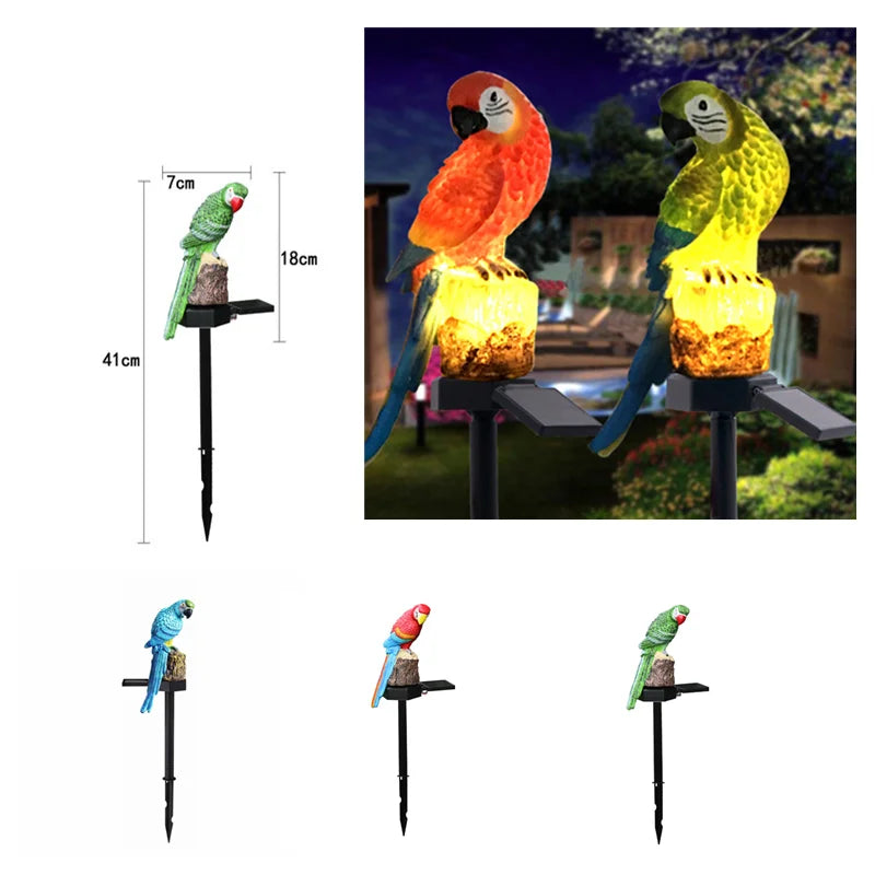 Solar Powered LED Owl Garden Lights Outdoor Solar Light Owl Animal Pixie Lawn Lamps Ornament Waterproof Lamp Unique Solar Lights