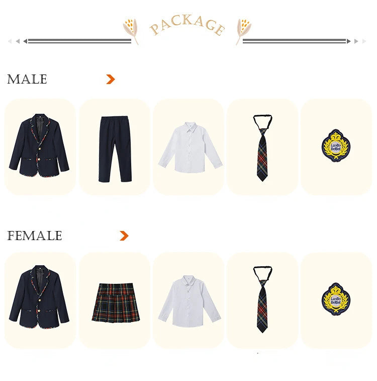 Japanese School Uniforms for Men and Women, Anime Dress, Clothes Set for Kids, Girls, Boys, British, Japan, Outfits