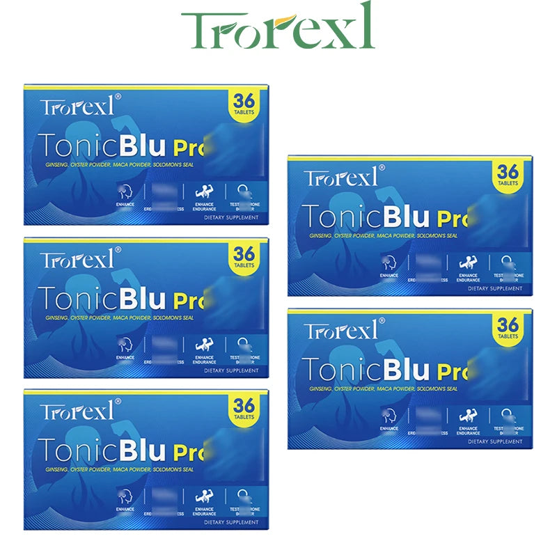 Natural Oyster & Ginseng Blue Pills Male Enhancing Supplement Support Energy & Stamina 36-360 Tablets - MediaEclat.store