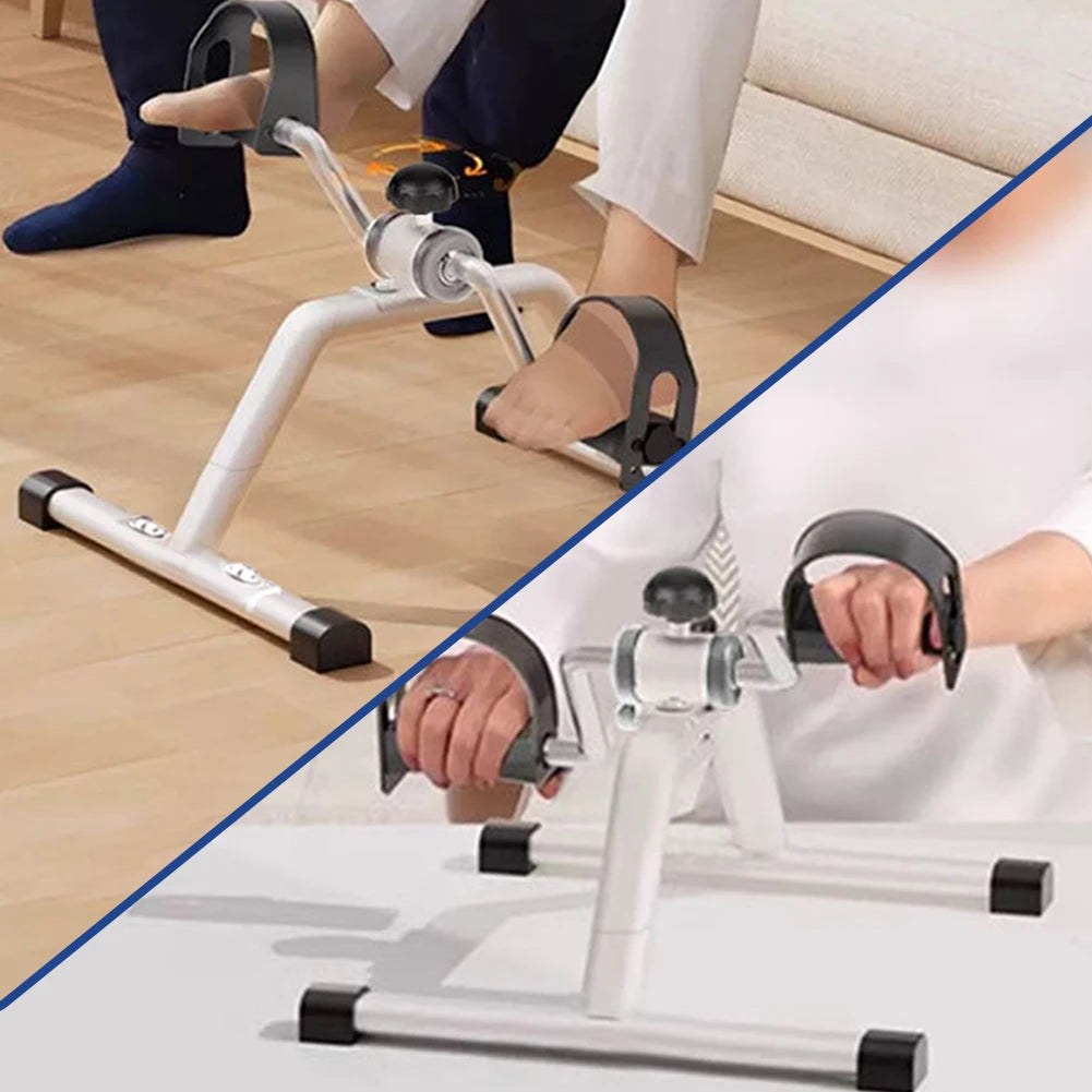 Pedal Exerciser Exercise Bike Under Desk Bike Pedal Exerciser for Elderly Leg Rehabilitation Home Gym Exercise Fitness Equipment